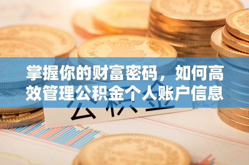 古冶掌握你的财富密码，如何高效管理公积金个人账户信息