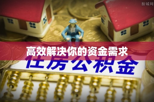 古冶高效解决你的资金需求