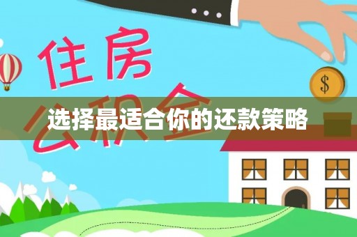 古冶选择最适合你的还款策略